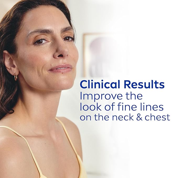 NIVEA Skin Firming & Anti Wrinkle Neck & Chest Cream with Coenzyme Q10, Creatine and Provitamin B5, Skin Firming Cream Reduces the Look of Fine Lines and Wrinkles, 6.7 Oz Tube