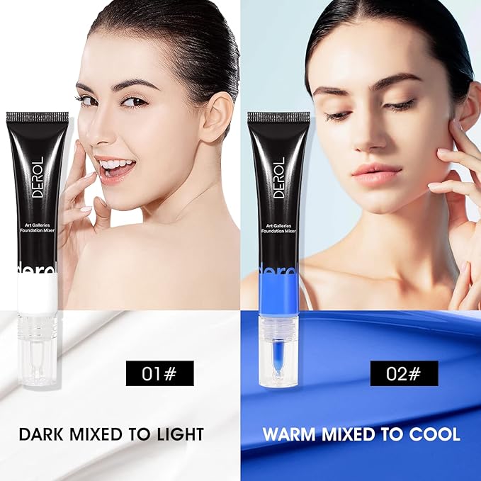 Yellow Foundation Mixing Pigment for Adjusting Shade and Color Corrector, Blends Easily With Foundation, Yellow Color Corrector for Adjusting Foundation from Pink to Yellow (03# Yellow)