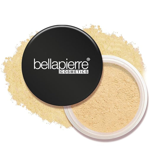 bellapierre Mineral Foundation SPF 15 - Loose Powder Foundation | Vegan & Cruelty Free Natural Makeup | Full Coverage Matte Finish | Hypoallergenic | Oil & Talc Free - 0.32 Oz - Ivory