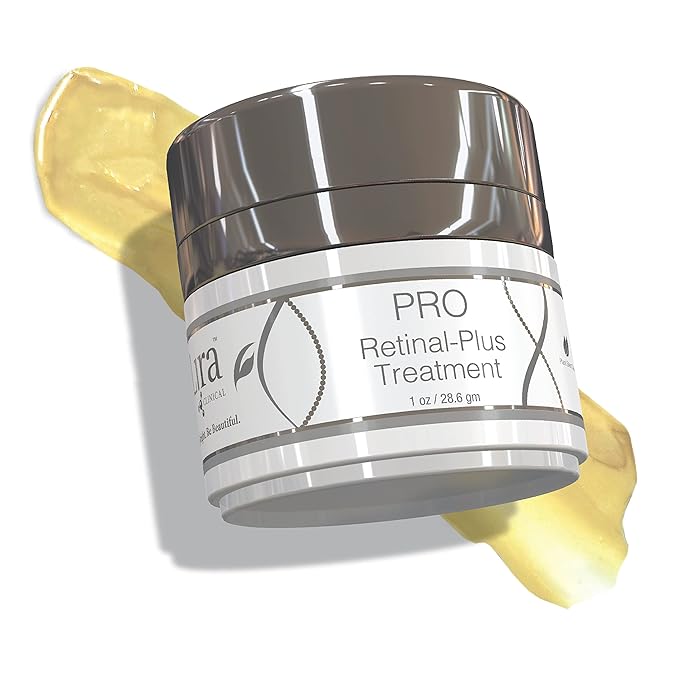 Lira Clinical PRO Retinal-Plus Treatment - Retinol Cream with Hyaluronic Acid, Salicylic Acid & Vitamin C - Helps Reduces Fine Lines & Wrinkles - All Skin Types - 1 fl oz