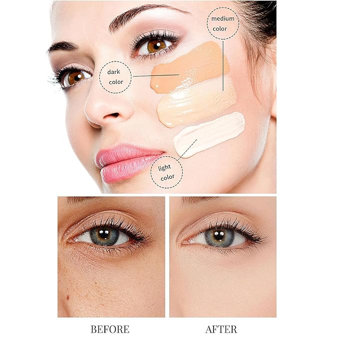 Flawless Matte Liquid Foundation Makeup, Vegan & Cruelty-Free, Liquid Oil-Free Foundation Face Makeup for Combination & Oily Skin, Longwear Medium-Full Coverage (03, 30ml)