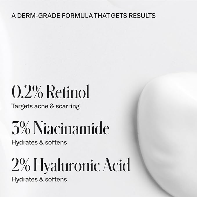 Geologie Skin Repair Moisturizer Face Cream | Clear System Retinol Resurfacing Formula | For Blemish Prone Skin with Niacinamide & Hyaluronic Acid | 60 ML