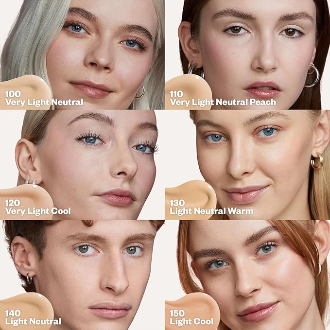 Kosas Revealer Skin-Improving Foundation with SPF 25 Protection -Hydrate, Brighten, Soothe, Plump, Protect Skin - Smoothing Texture, Natural Finish and Clean Formula - Very Light Neutral 110