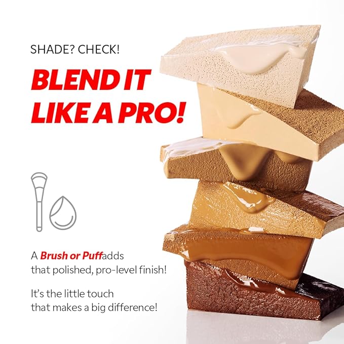 TIRTIR Mask Fit Red FoundationㅣLong Lasting Flawless Coverage, Energy Essence, Lightweight, Hydrating, Pore-Blurring, Breathable Satin Finish, Makeup, Radiant Skin, #24W Soft Beige, 1.01 Fl Oz