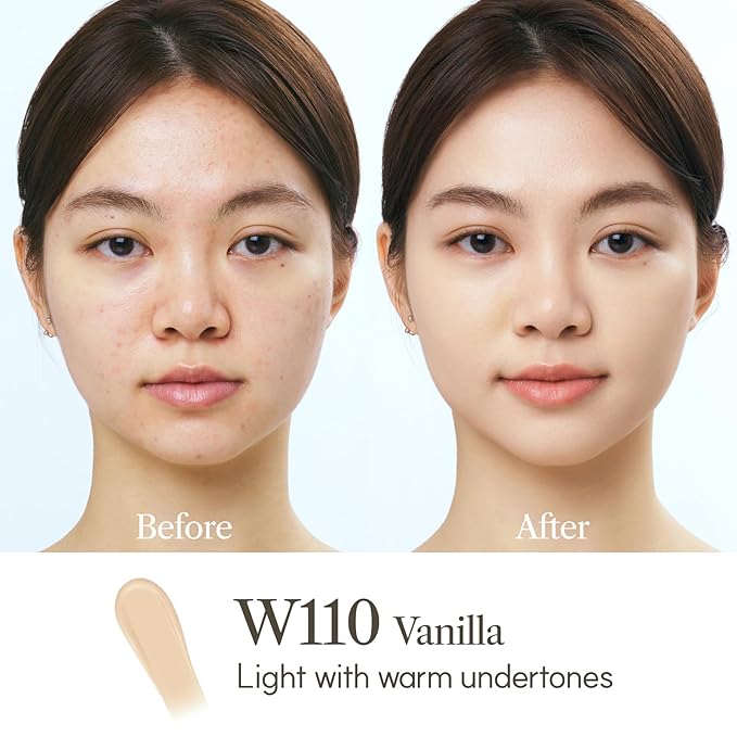 THE FACE SHOP Ink Lasting Liquid Foundation, Full Coverage, 72‑Hour Wear Semi‑Matte Finish, Makeup with Bakuchiol, C210 Cool Sand, 0.84 Fl. Oz.