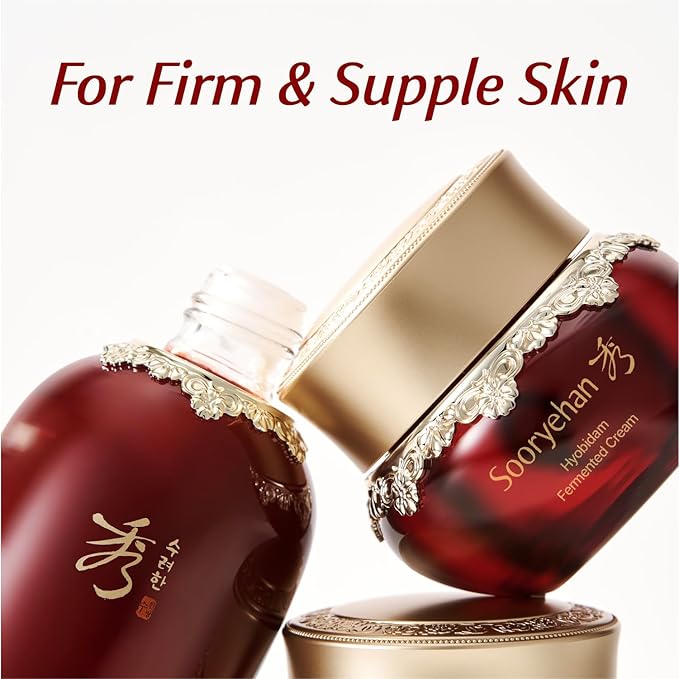 Sooryehan Hyobidam Face Moisturizer for Women. Korean Skin Care (Cream, 1.7fl oz) - Korean Facial Care. Wrinkle Cream for Women, Night Cream for Face with Wild Ginseng & Snow Fungus.