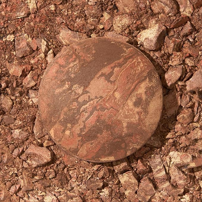 LAURA GELLER NEW YORK Award-Winning Baked Balance-n-Brighten To Go Travel Size Color Correcting Powder Foundation - Deep - Buildable Light to Medium Coverage - Demi-Matte Natural