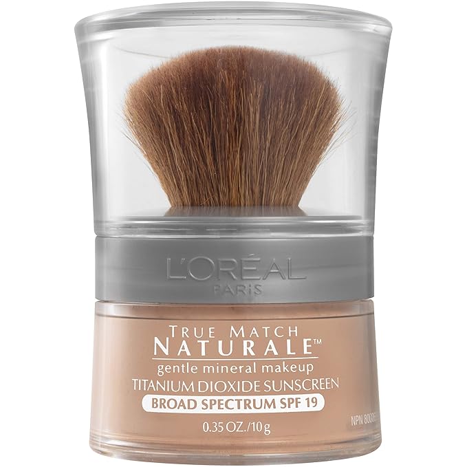 L'Oreal Paris True Match Mineral Loose Powder Foundation Light Ivory, 0.35 Ounce