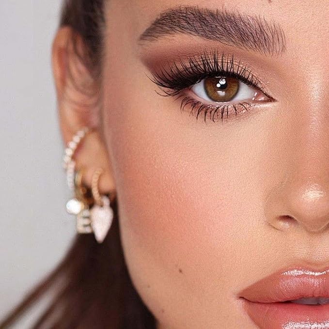 VEYESBEAUTY Lash Clusters Individual Eyelash Extensions Thin & Invisible Band DIY False Eyelashes for Self-application Newbie's Five-Second Series Wispy Lash Tray, LuxeBold 12mm Single Length