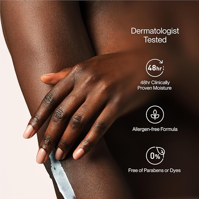 Suave Calming Relief Hand & Body Lotion for Women With Prebiotics For Sensitive Skin, Fragrance & Allergen Free, Helps Restore Skin's Moisture Barrier, 18 FL OZ, 6 Pack