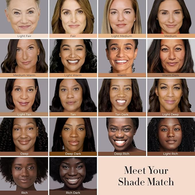 LUMINESS Airbrush Spray Silk Foundation Starter Kit - Light Rich - Foundation, Primer & Dual-Sided Angled Buffing Brush - Medium, Buildable Coverage, Anti-Aging Formula Hydrates & Moisturizes