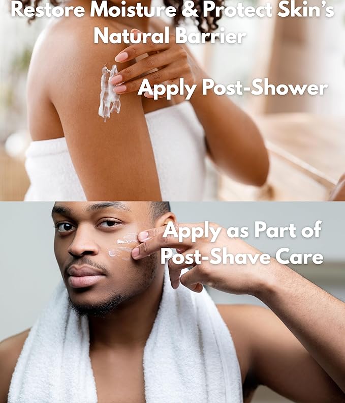 Ultra Moisturizing & Hydrating Body Butter Cream with Botanical Oils, Natural Ceramides, Hyaluronic Acid, Squalane, Cupuacu & Mango Butters-Heal, Soften & Repair Dry Skin 8oz