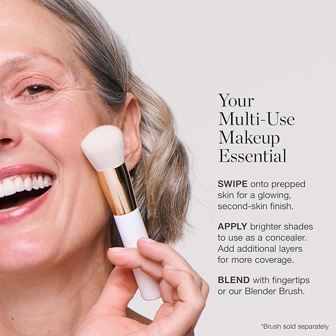 Ogee Sculpted Complexion Foundation Stick (Chestnut 13.75W - Deep Auburn, Rich-Golden Undertones) Full Coverage Foundation Makeup - Instantly Balance & Even Complexion - 70% Organic Ingredients