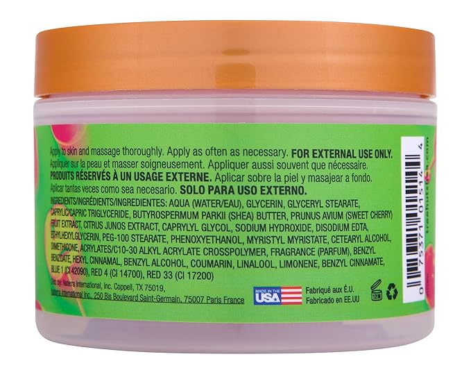 Tree Hut Cherry Rave Whipped Shea Body Butter | Long-lasting Hydration Leaves Skin Feeling Soft & Moisturized | Limited Edition Fall | Nourishing Essential Body Care | 8.4 fl oz.