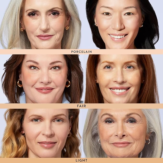 LAURA GELLER NEW YORK Baked Balance-n-Brighten Foundation with Kabuki Brush Makeup Set, Light