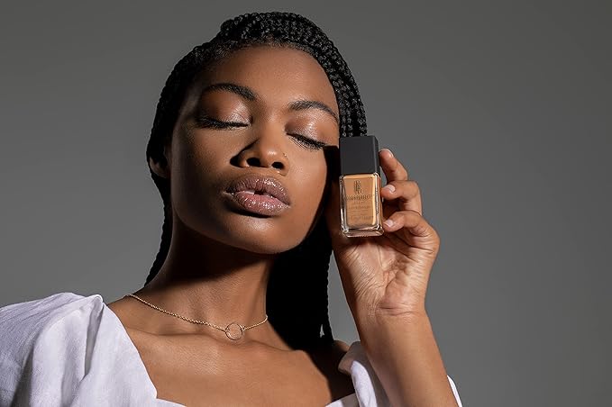 Black Radiance Color Perfect Liquid Full Coverage Foundation Makeup, Butter Scotch, 1 Fl Oz