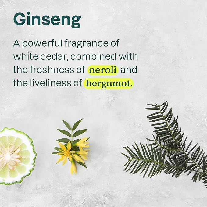 ATTITUDE Body Cream, EWG Verified Moisturizer, Vegan Moisturizing Products For Dry Skin, Dermatologically Tested, Ginseng and Grapeseed Oil, 8 Fl Oz (Pack of 6)