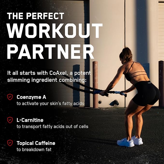 SteelFit Abs of Steel Maximum Definition Cream - Skin Tightening, Toning & Firming Lotion for Sculpting Abs - L-Carnitine Pre & Post Workout Supplement for Men & Women - Non-Greasy Formula, 3.4 Ounces