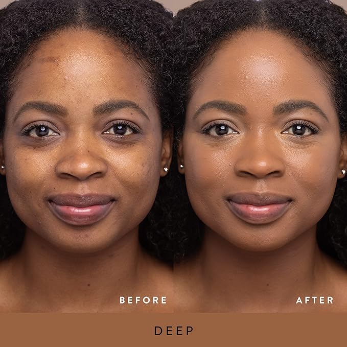 LAURA GELLER NEW YORK Double Take Liquid Foundation | Medium to Full Coverage, Natural Matte Finish, Deep