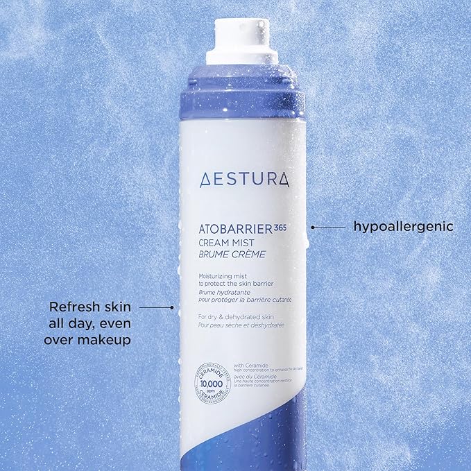 AESTURA ATOBARRIER365 Cream Mist with 10,000ppm Ceramides | Moisture Barrier Support, Ultra-Fine Moisturizing Mist, Suitable for Dry Skin, 120ML / 4.06 fl.oz.