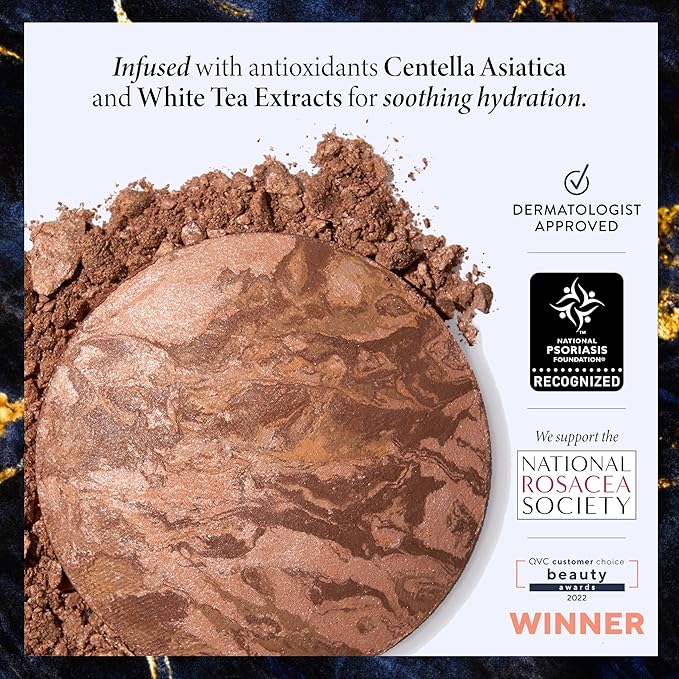 LAURA GELLER NEW YORK Baked Balance-n-Brighten Foundation with Kabuki Brush Makeup Set, Fair